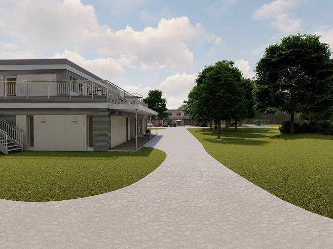 Die Gestaltung des neuen Patientengebäudes